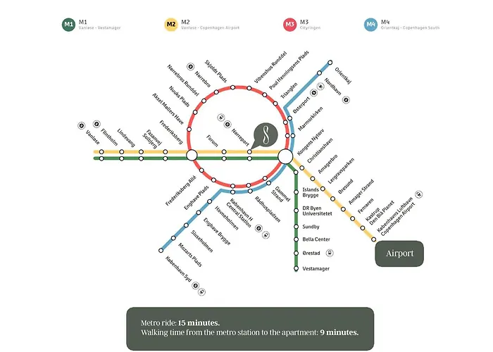 - Pleasant 2-bdr In Center * København